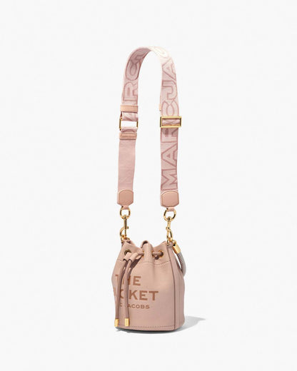 The Outline Logo Webbing Strap Rose Multi Marc Jacobs