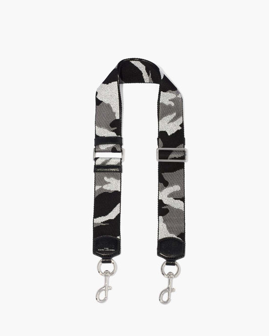 The Camo Webbing Strap Grey/Black/Nickel Marc Jacobs