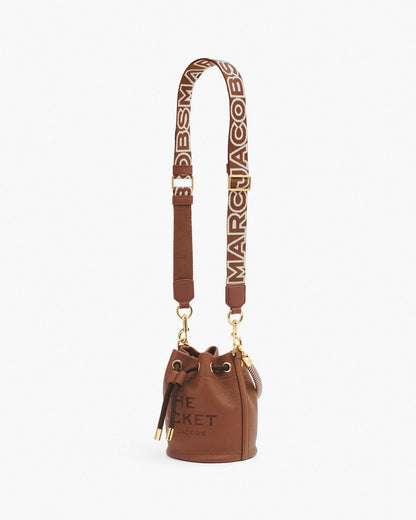 The Thin Outline Logo Webbing Strap Argan Oil Multi Marc Jacobs