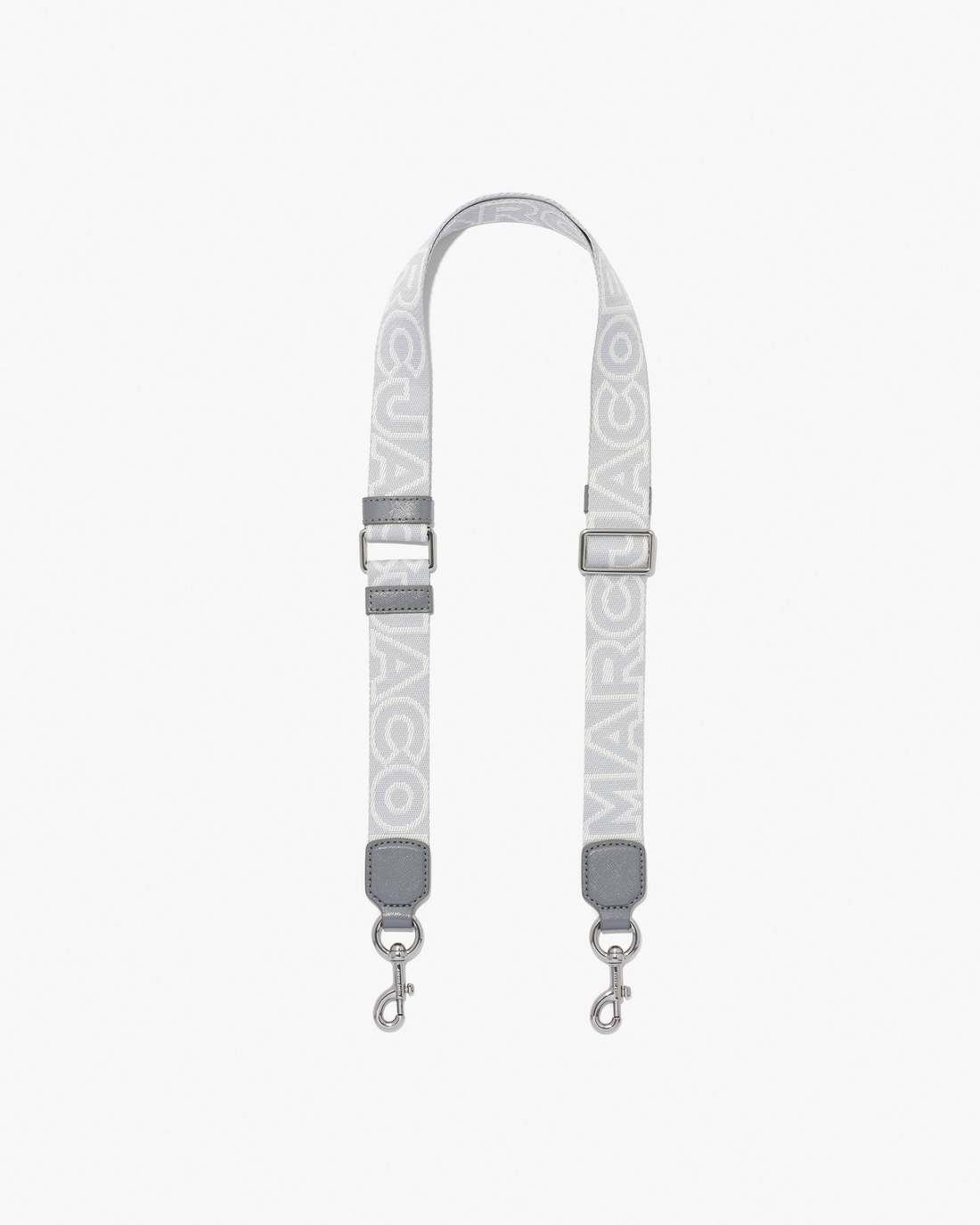 The Thin Outline Logo Webbing Strap Wolf Grey Multi Marc Jacobs