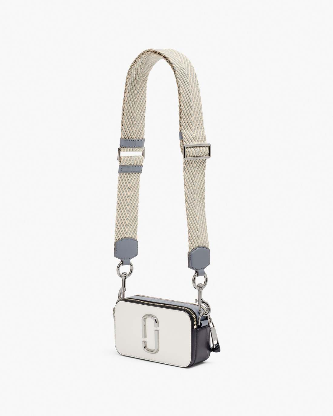 The Arrow Webbing Strap Wolf Grey Multi Marc Jacobs