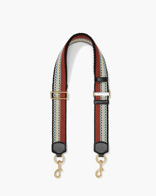 The Woven Webbing Strap Cylinder Grey Multi Marc Jacobs