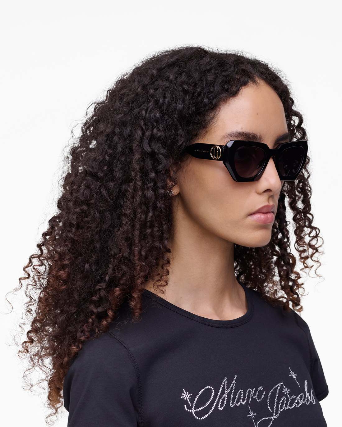 The J Marc Cat Eye Sunglasses Black Marc Jacobs