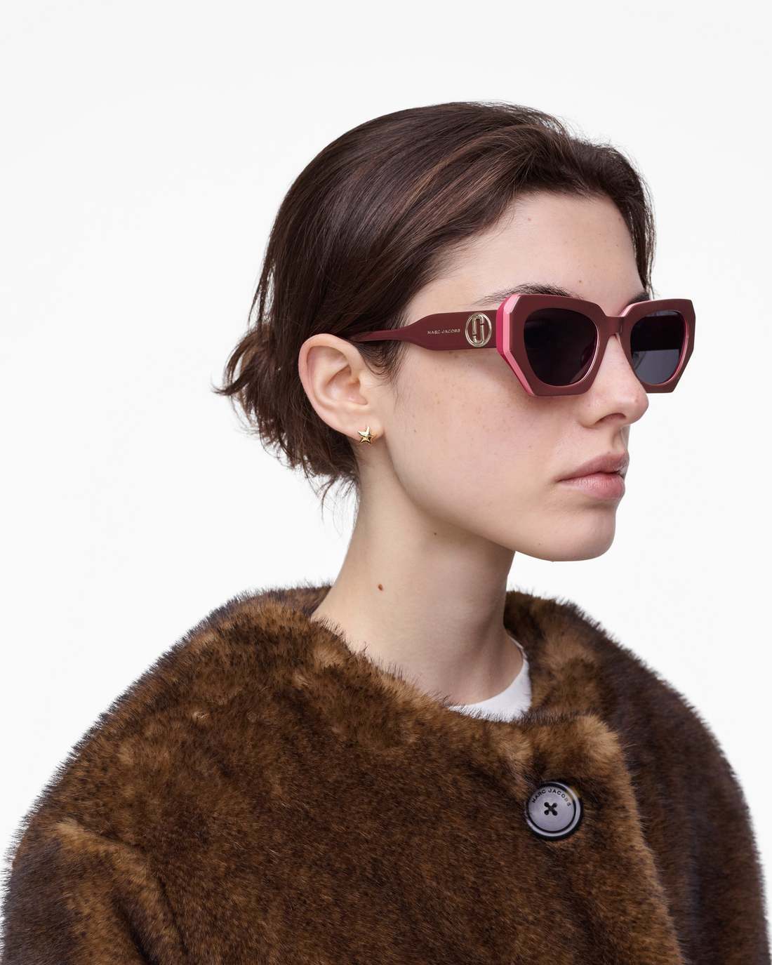 The J Marc Cat Eye Sunglasses Red/Pink Marc Jacobs