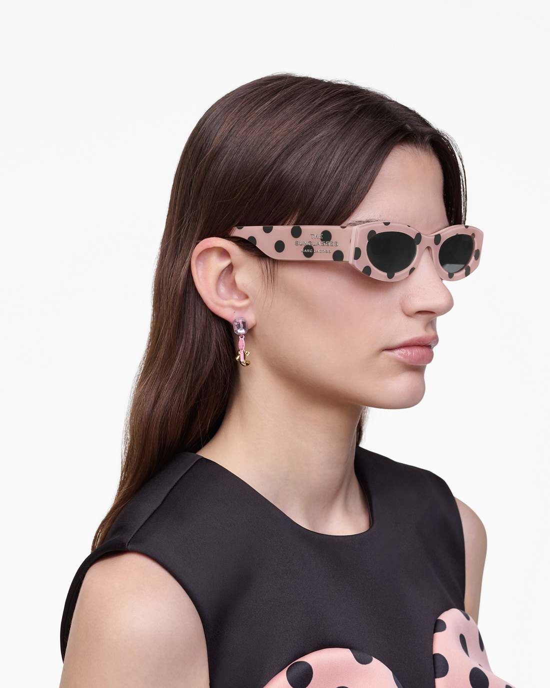 The Oval Sunglasses Peach Multi Marc Jacobs