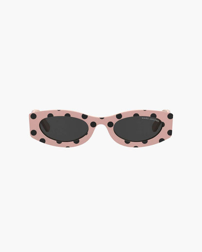The Oval Sunglasses Peach Multi Marc Jacobs