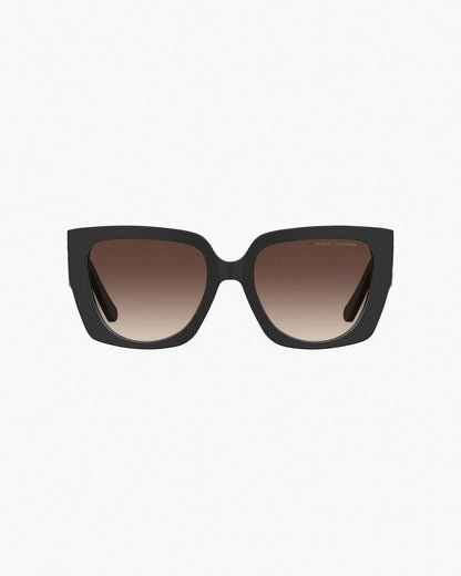 The J Marc Square Cutout Sunglasses Black Marc Jacobs