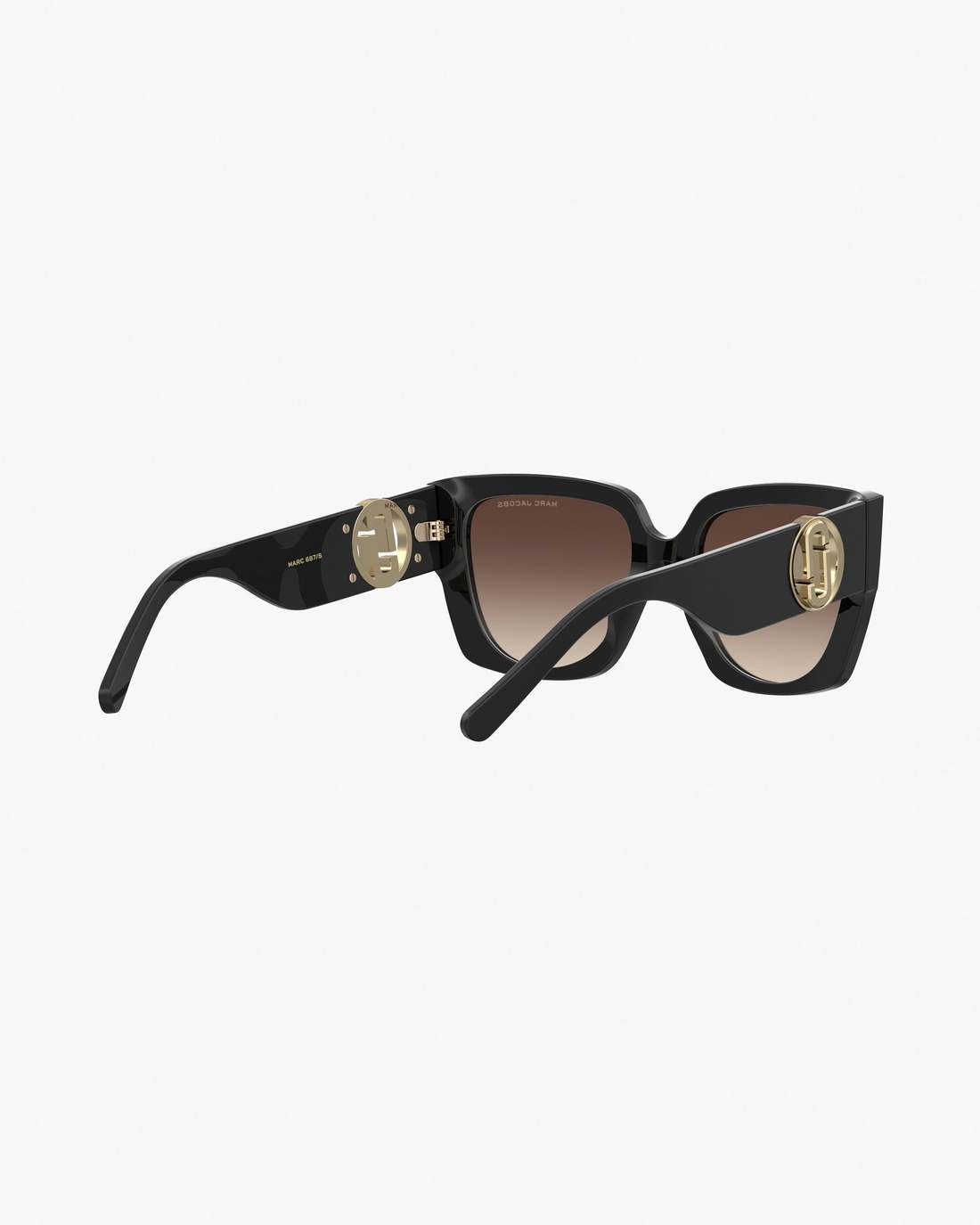 The J Marc Square Cutout Sunglasses Black Marc Jacobs