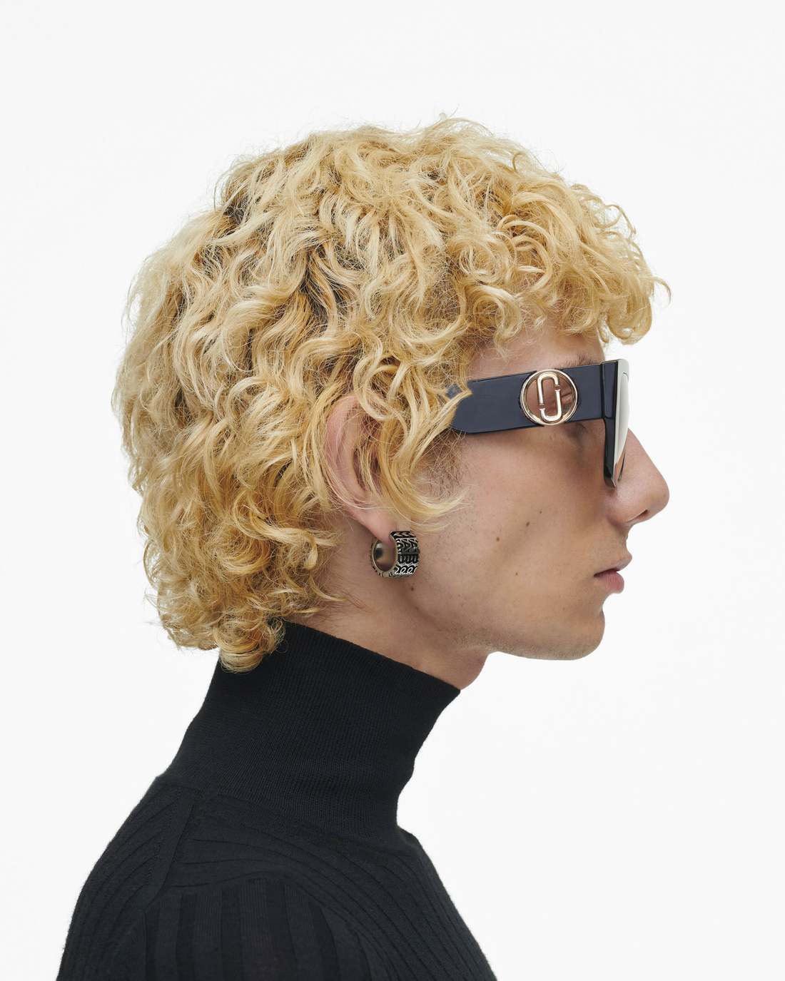 The J Marc Square Cutout Sunglasses Black Marc Jacobs