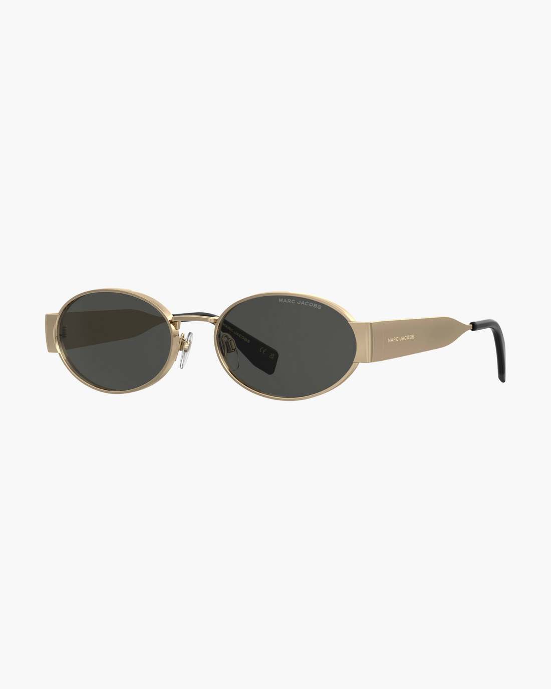 The Classic Logo Round Sunglasses Black/Gold Marc Jacobs