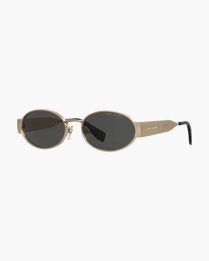 The Classic Logo Round Sunglasses Black/Gold Marc Jacobs