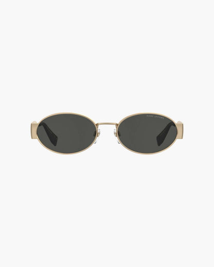 The Classic Logo Round Sunglasses Black/Gold Marc Jacobs