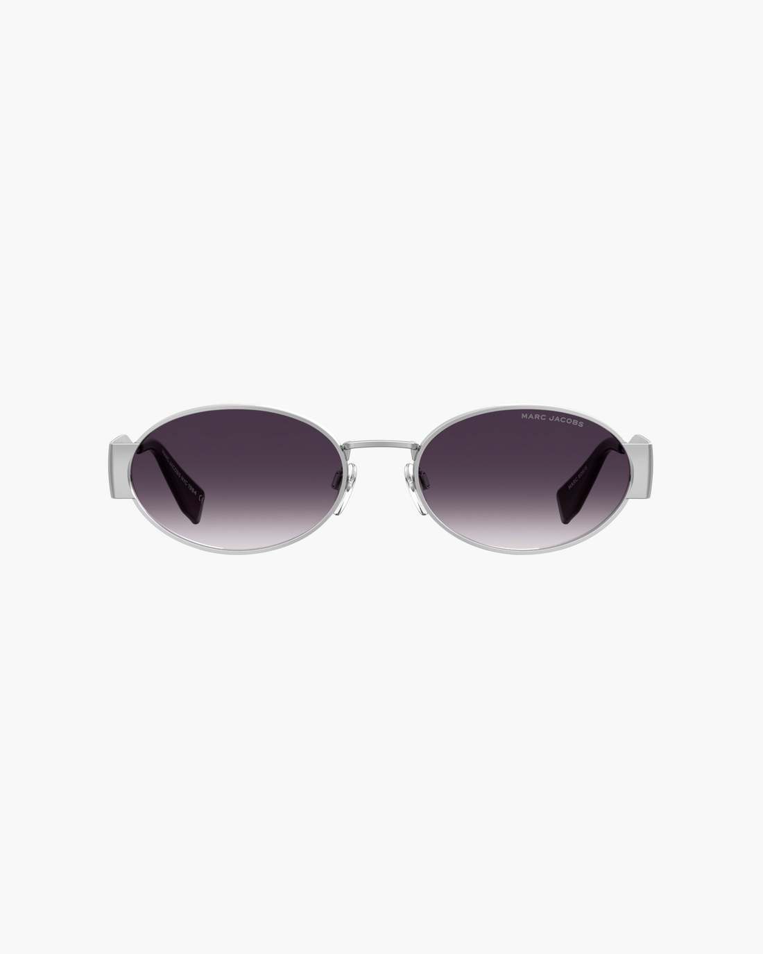 The Classic Logo Round Sunglasses Silver Marc Jacobs