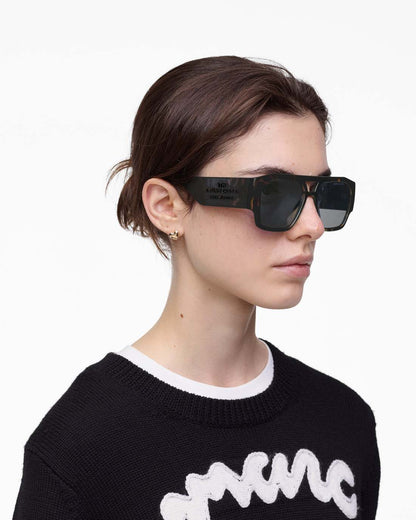 The Pilot Sunglasses Havana Marc Jacobs
