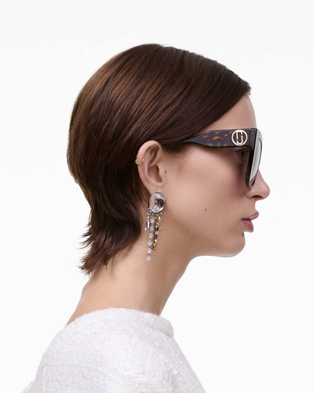 The J Marc Square Sunglasses Havana Marc Jacobs