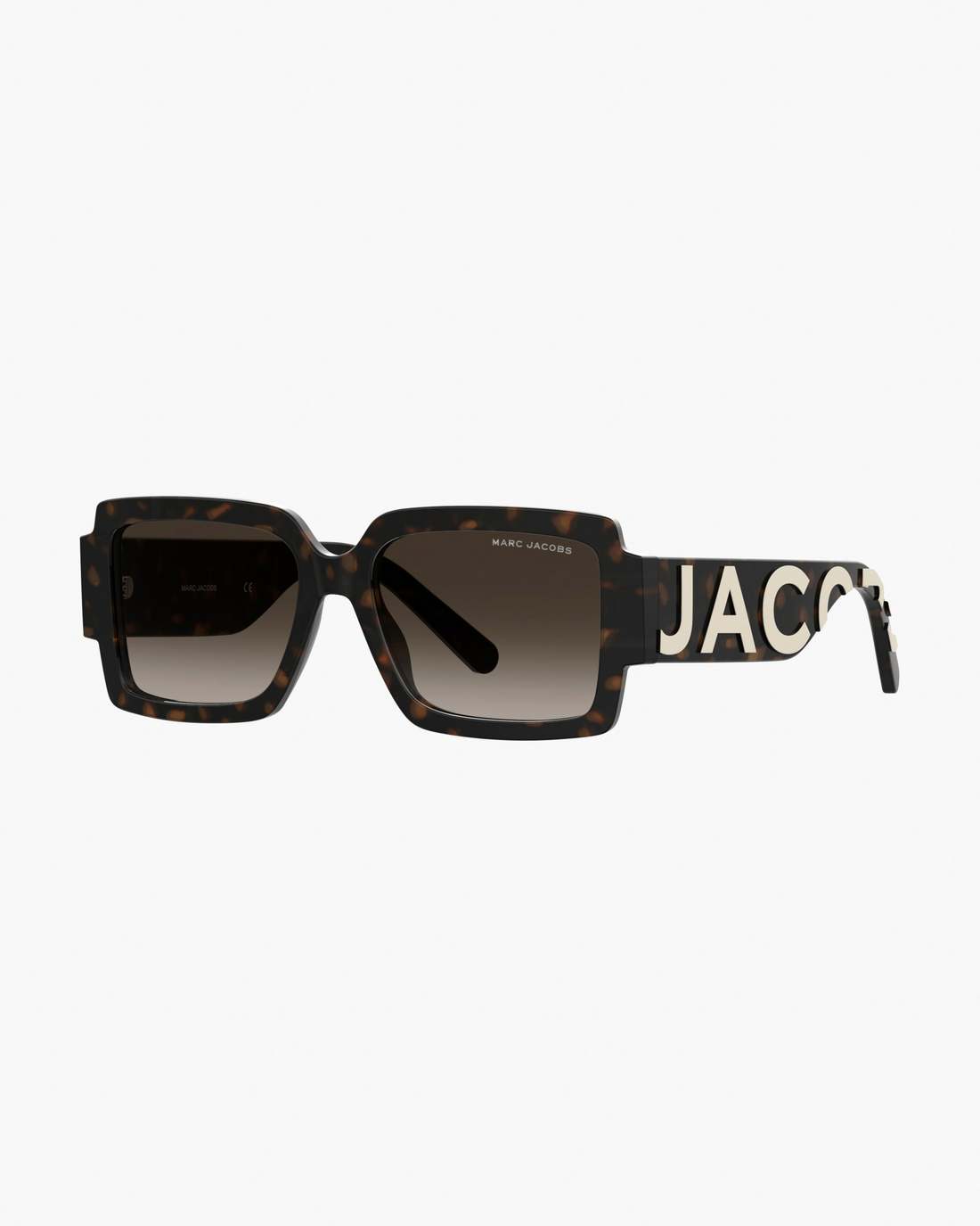 The Bold Logo Square Sunglasses Havana Marc Jacobs