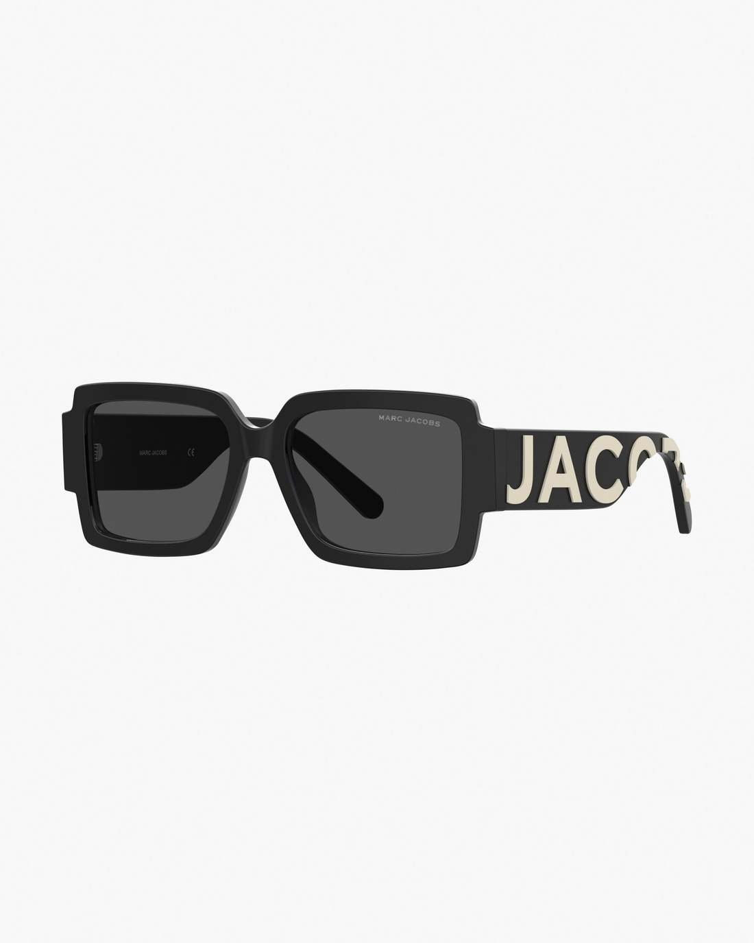 The Bold Logo Square Sunglasses Black/White Marc Jacobs