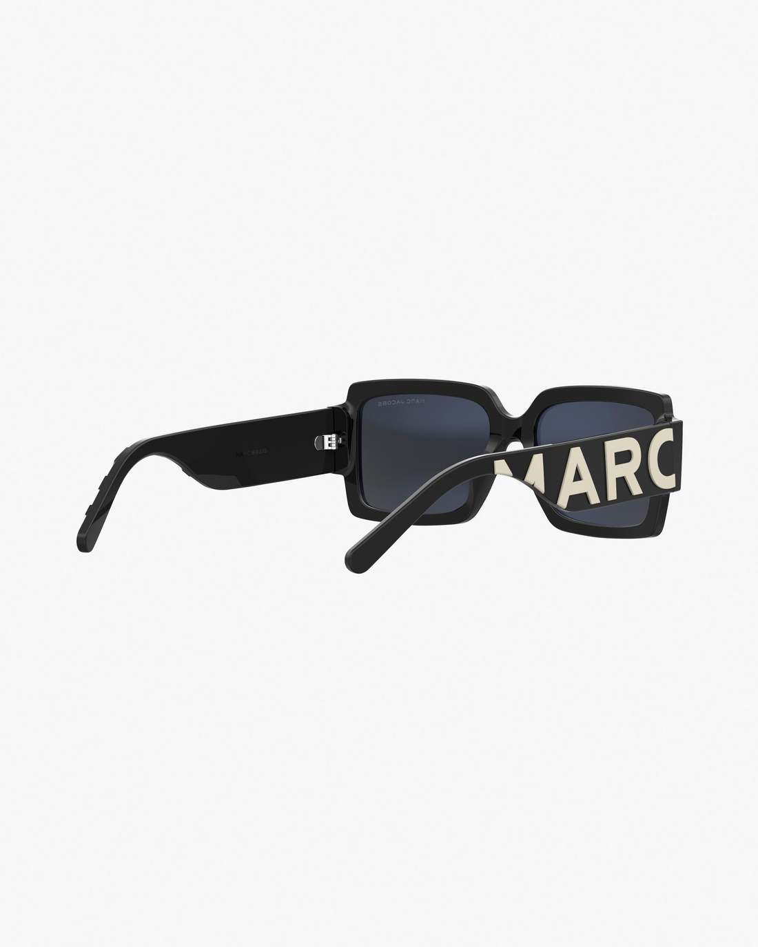 The Bold Logo Square Sunglasses Black/White Marc Jacobs