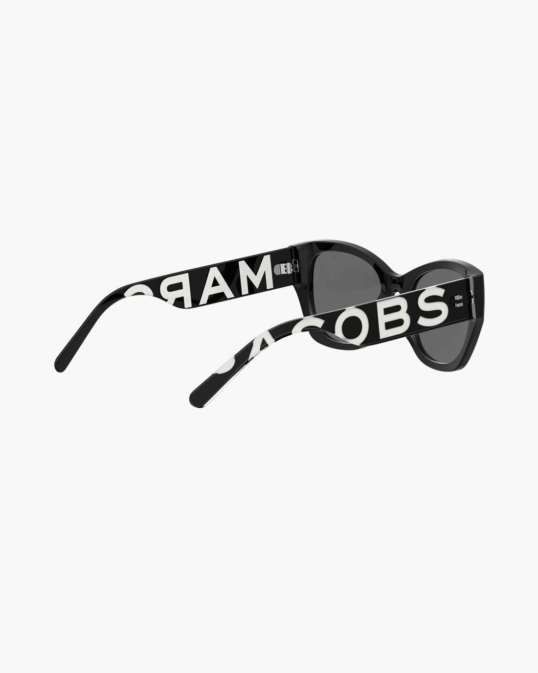 The Bold Logo Square Cat Eye Sunglasses Black/White Marc Jacobs