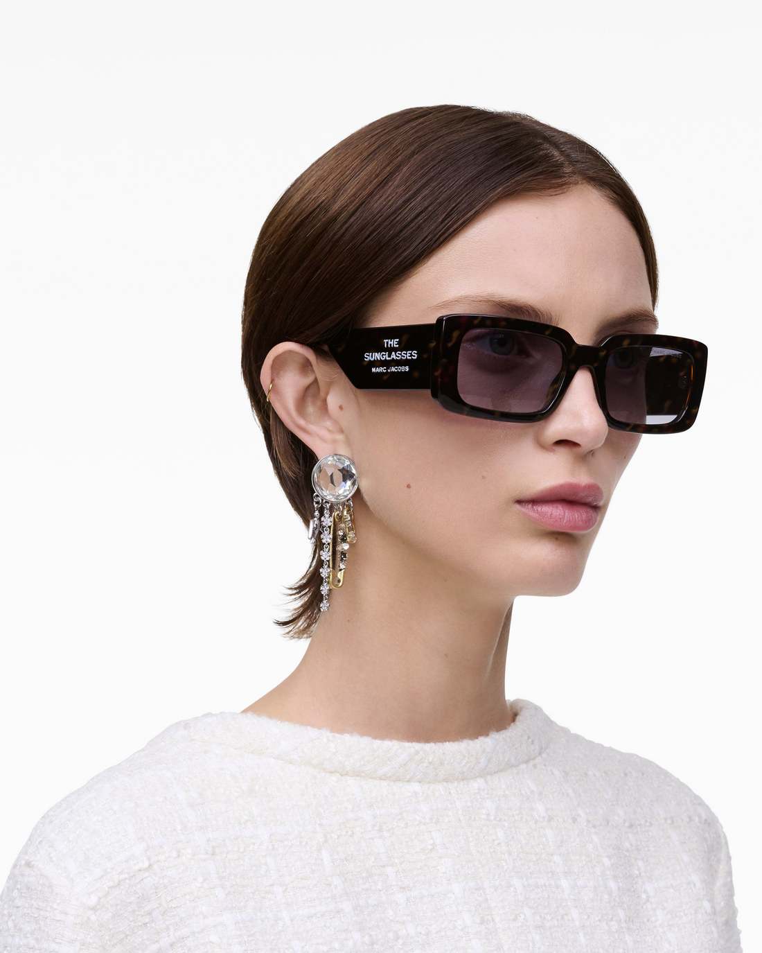 The Rectangle Sunglasses Havana Marc Jacobs