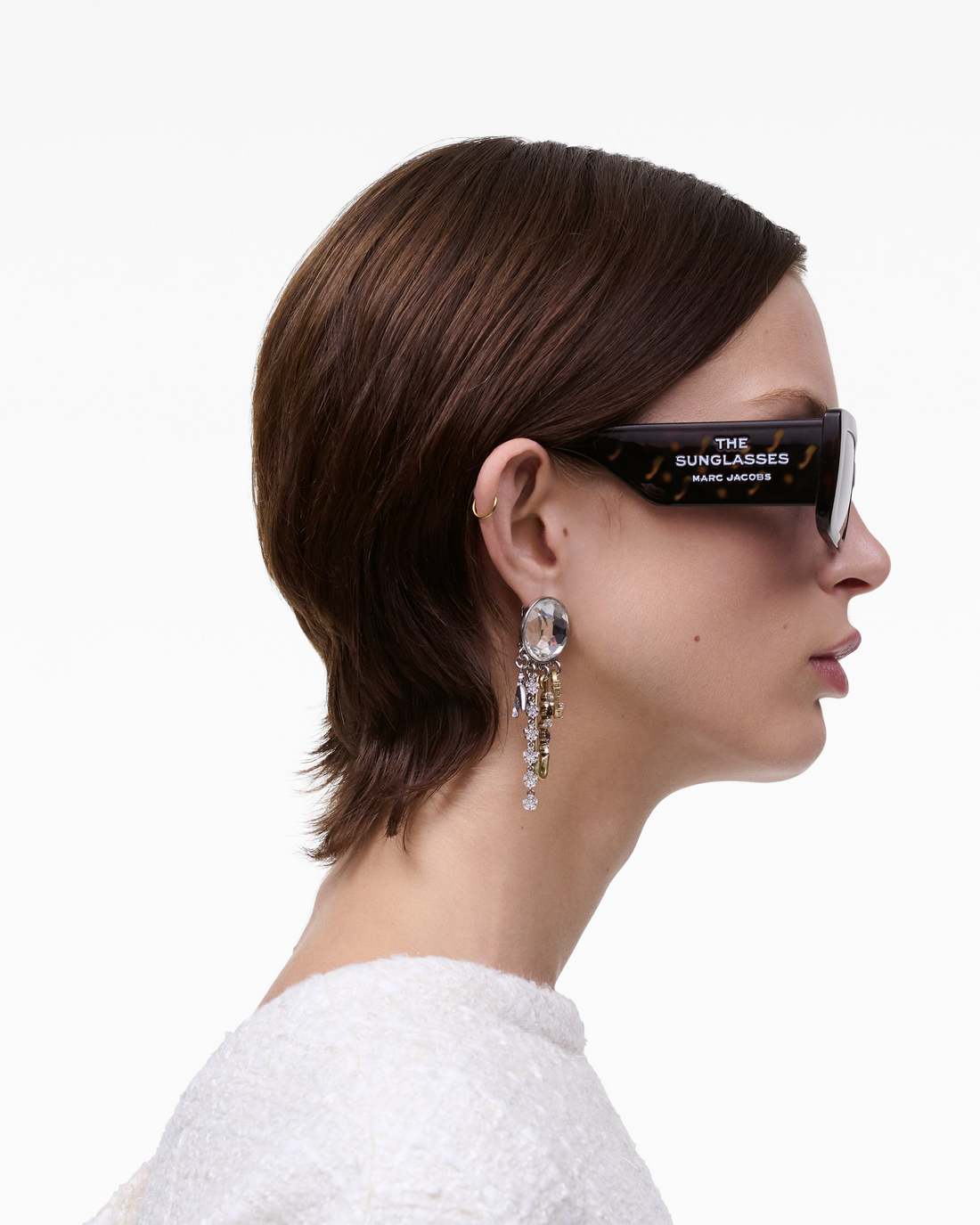 The Rectangle Sunglasses Havana Marc Jacobs