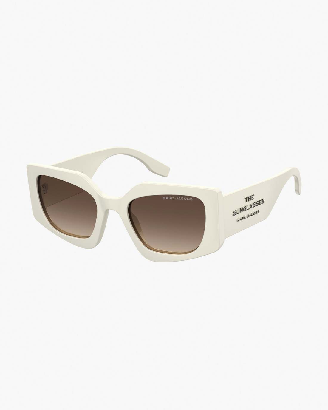 The Square Cat Eye Sunglasses Ivory Marc Jacobs