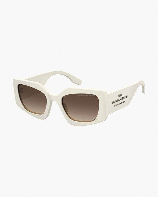 The Square Cat Eye Sunglasses Ivory Marc Jacobs