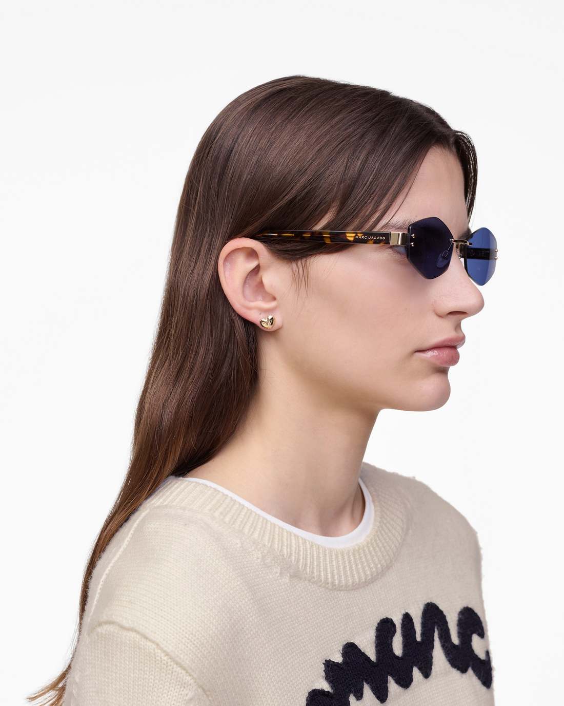 The Chain Sunglasses Gold Marc Jacobs