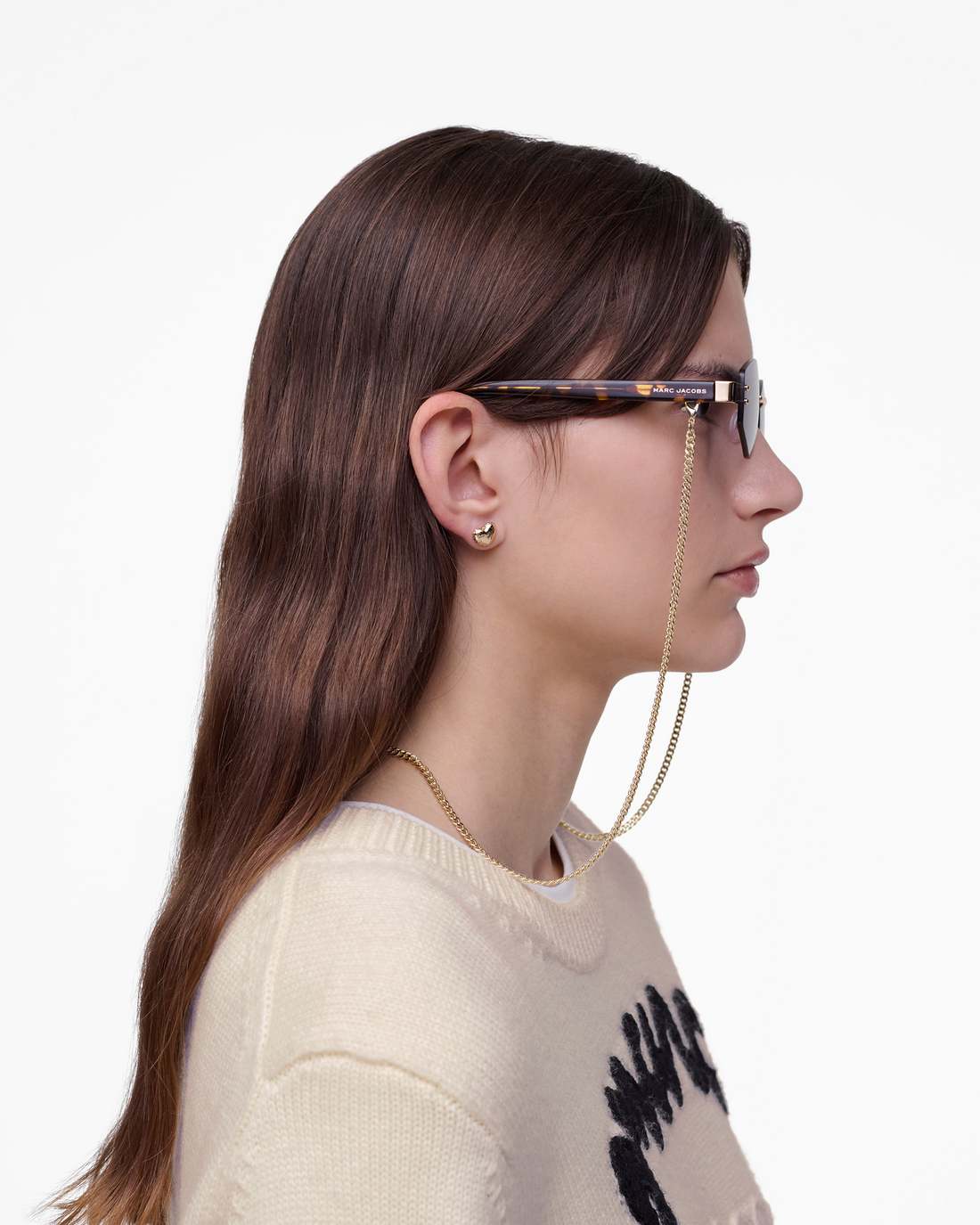 The Chain Sunglasses Gold Marc Jacobs