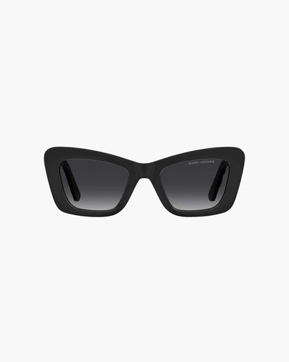 The Bold Logo Cat Eye Sunglasses Black/White Marc Jacobs