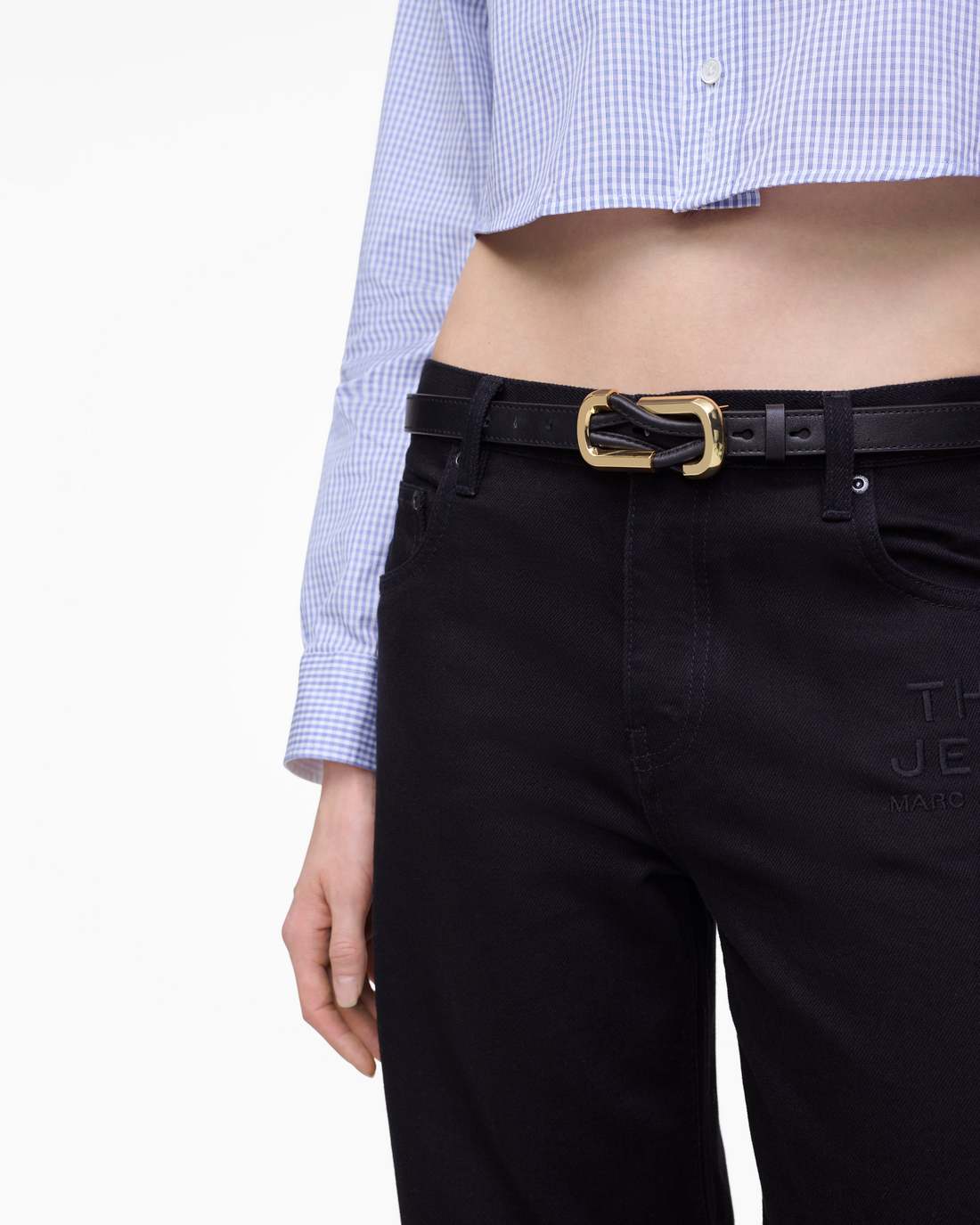 The Dual Belt Black/Gold Marc Jacobs