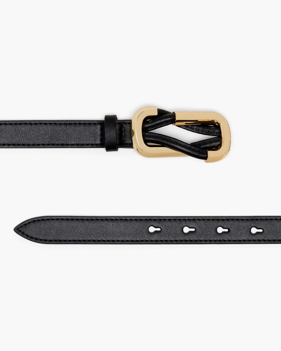The Dual Belt Black/Gold Marc Jacobs