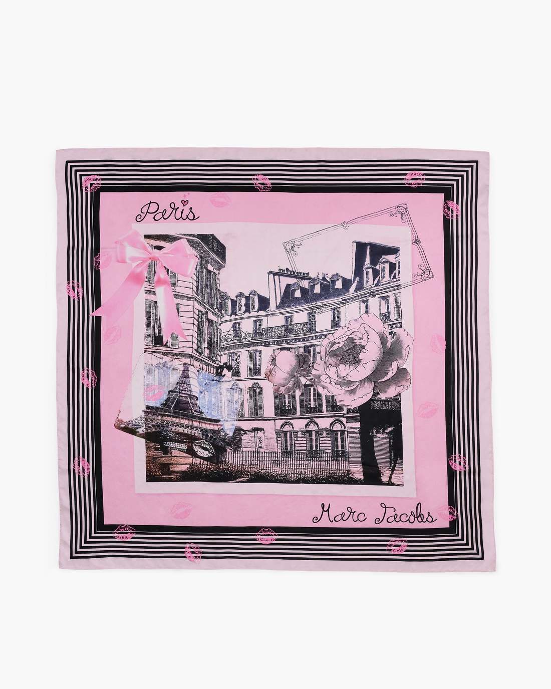 The City Silk Scarf Paris Paris Marc Jacobs