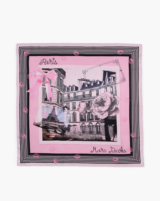 The City Silk Scarf Paris Paris Marc Jacobs