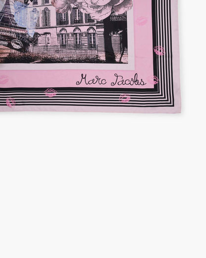 The City Silk Scarf Paris Paris Marc Jacobs