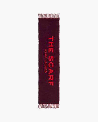 The Scarf Dark Plum Marc Jacobs