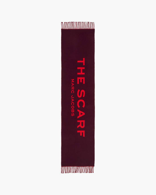 The Scarf Dark Plum Marc Jacobs