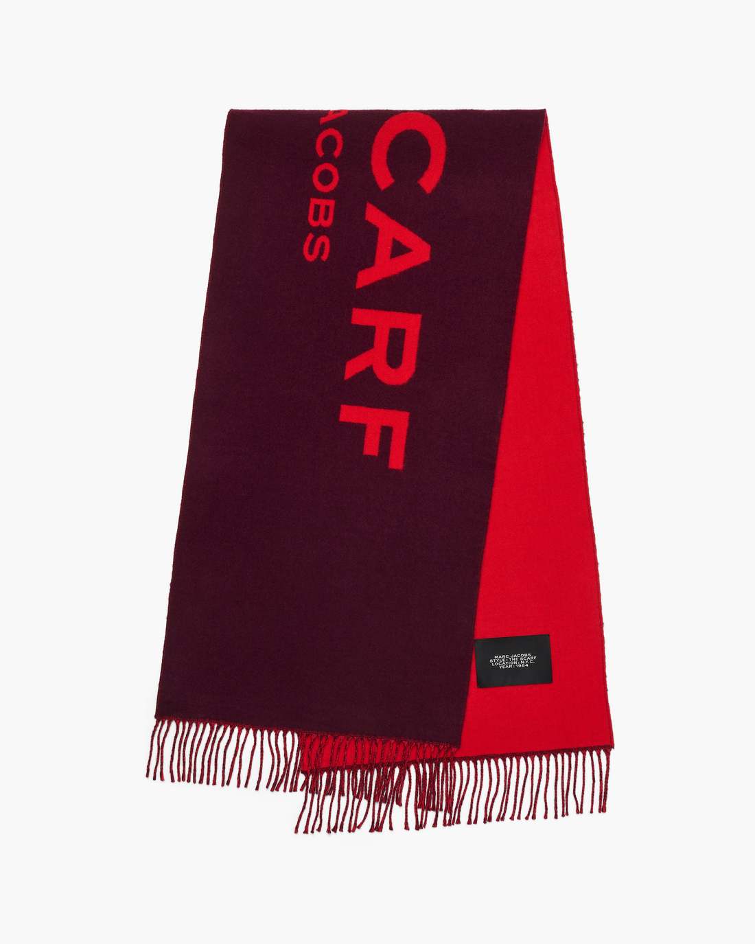 The Scarf Dark Plum Marc Jacobs