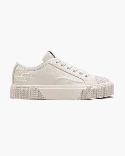 The Leather Sneaker Cotton White Marc Jacobs