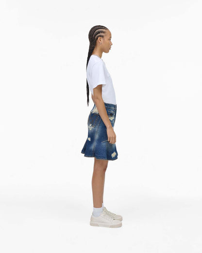 The Leather Sneaker Cotton White Marc Jacobs