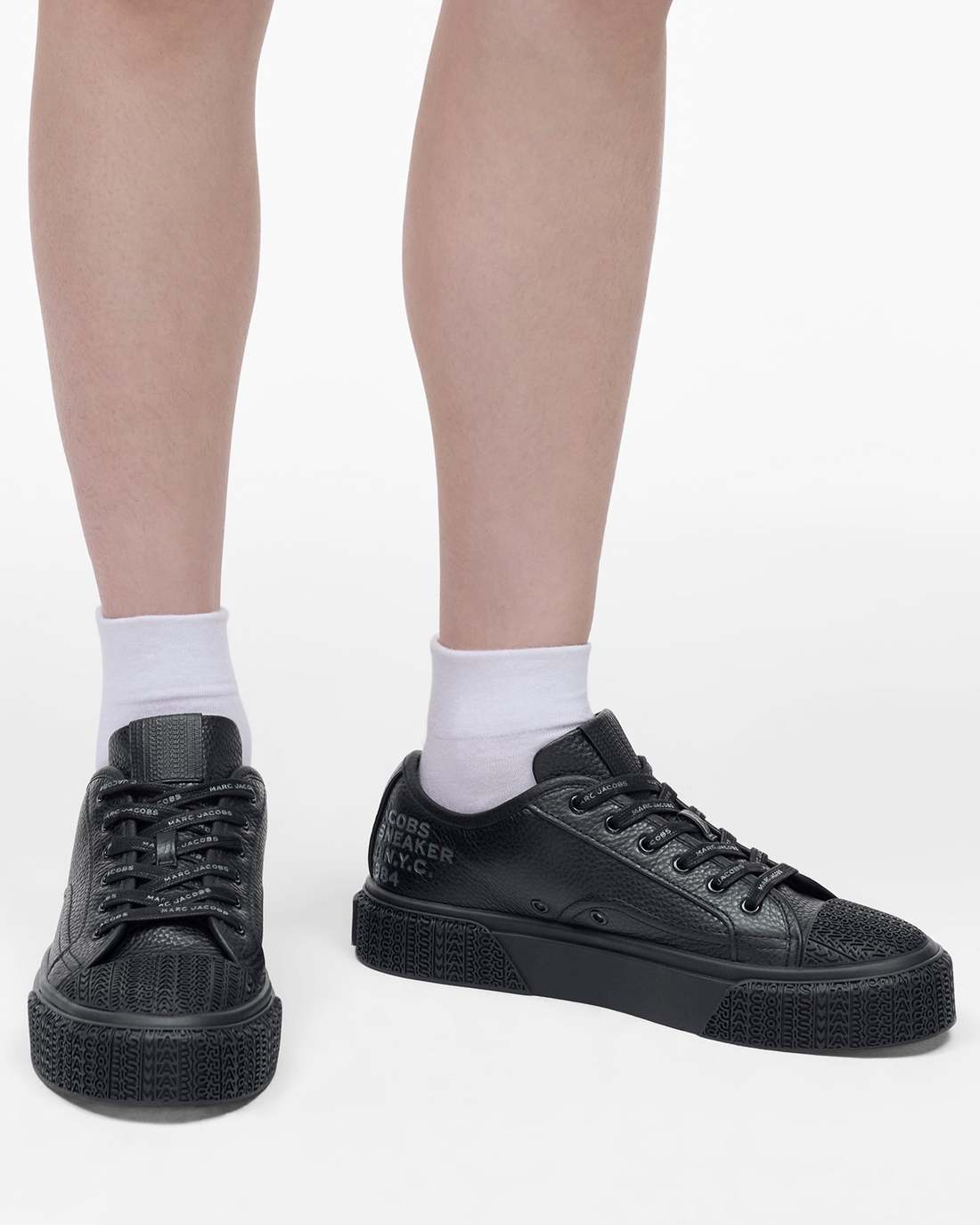 The Leather Sneaker Black Marc Jacobs