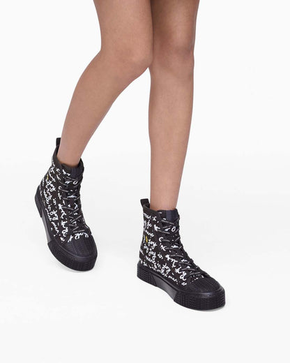 The Marc Is Joy Canvas Sneaker Black Multi Marc Jacobs