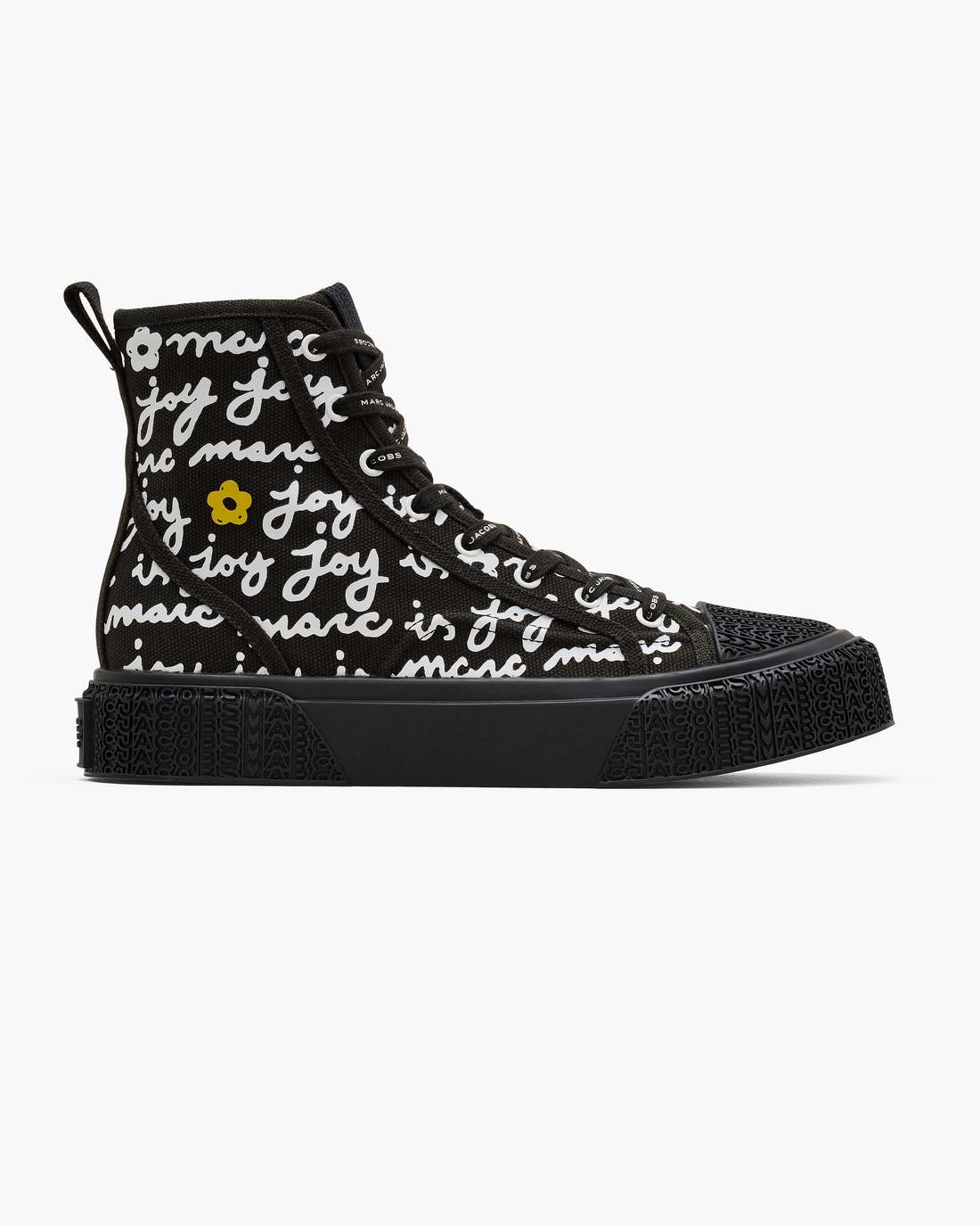 The Marc Is Joy Canvas Sneaker Black Multi Marc Jacobs