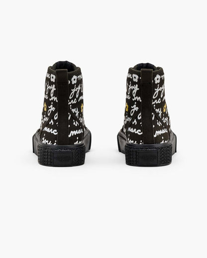 The Marc Is Joy Canvas Sneaker Black Multi Marc Jacobs