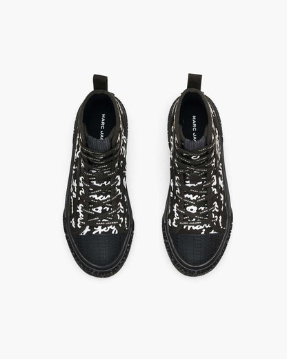 The Marc Is Joy Canvas Sneaker Black Multi Marc Jacobs