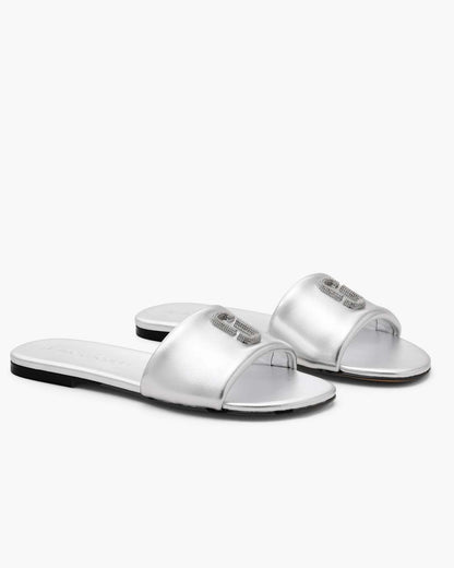 The Pave Snapshot Slide Silver Marc Jacobs