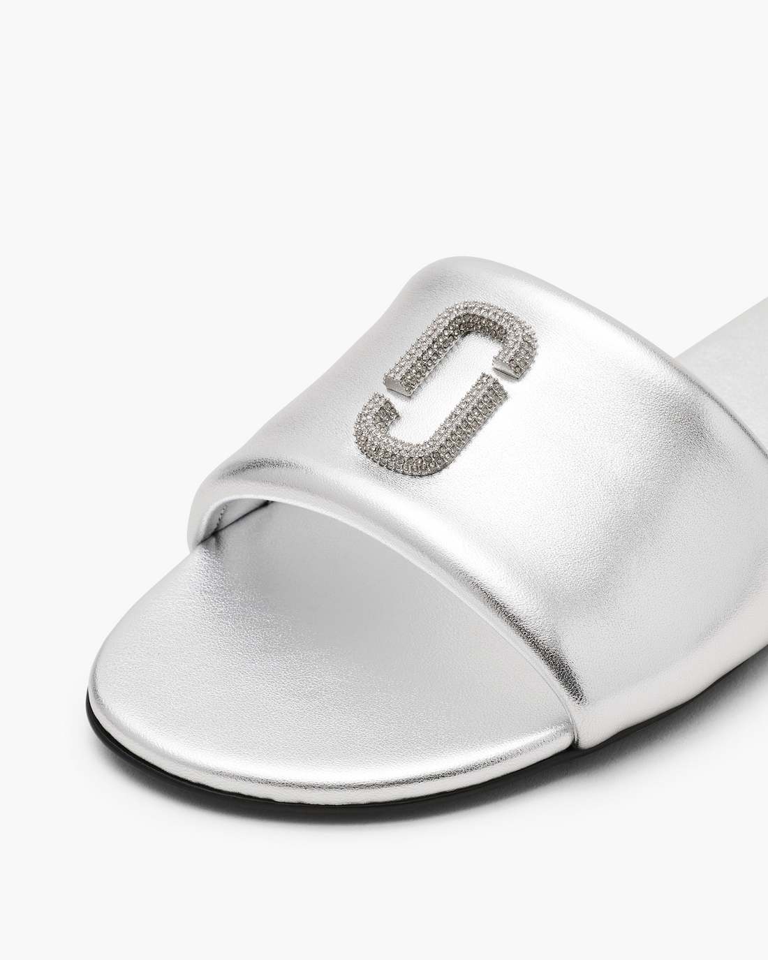 The Pave Snapshot Slide Silver Marc Jacobs