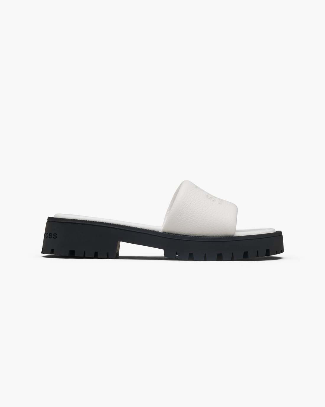 The Lug Sole Slide Bright White Marc Jacobs
