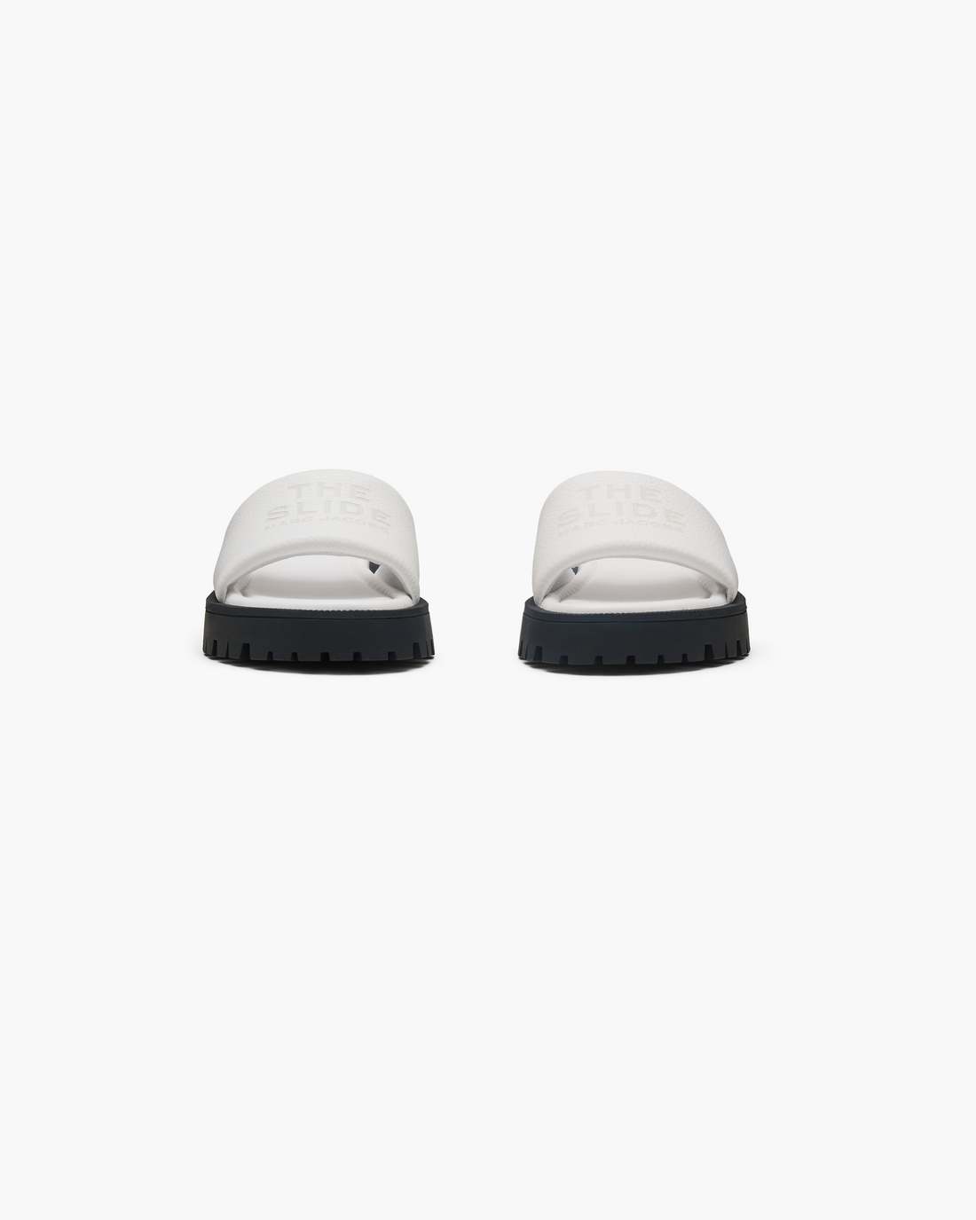 The Lug Sole Slide Bright White Marc Jacobs