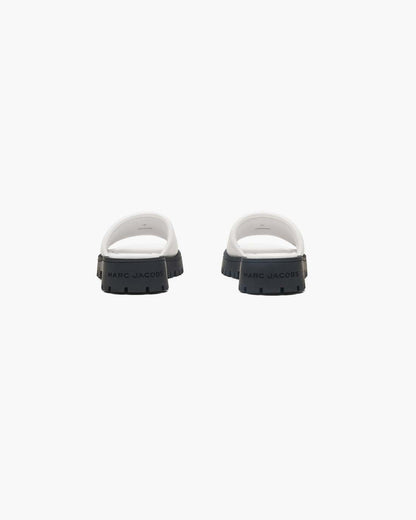 The Lug Sole Slide Bright White Marc Jacobs